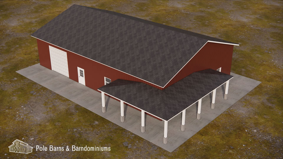 Pole Barn With Living Quarters